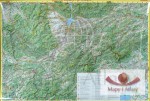 Beskid Śląski i Żywiecki 1:75 000. Mapa ścienna