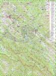 Bieszczady. Góry Sanocko-Turczańskie. Mapa ścienna 1:65 000. ExpressMap