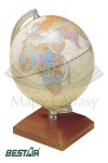 Globus 5” na kwadratowej podstawie - 0905HPY. Średnica 12,6 cm