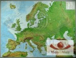 Europa. Mapa plastyczna (trójwymiarowa) 1:8 000 000