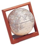 Globus 3.75” w kwadratowej ramce - 0908HPY. Średnica 12,6 cm