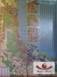 Gdańsk. Sopot. Gdynia (Trójmiasto). Mapa ścienna