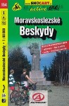 Moravskoslezske Beskydy / Beskid Śląsko-Morawski. Mapa rowerowa 154. Shocart